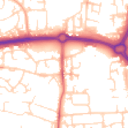 Daytime road noise heatmap for SS14 1SF