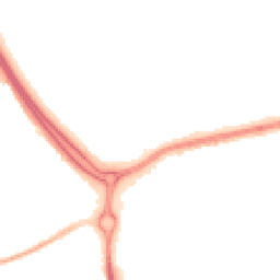 Night-time road noise heatmap for SS14 2FR