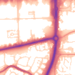 Daytime road noise heatmap for SS14 3DF