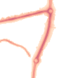 Night-time road noise heatmap for SS14 3ND