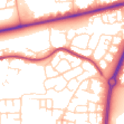 Daytime road noise heatmap for SS14 3PH
