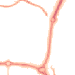 Night-time road noise heatmap for SS14 3SR