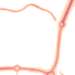 Night-time road noise heatmap for SS14 3TB