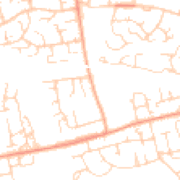 Daytime road noise heatmap for SS16 4AJ