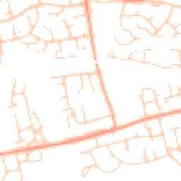 Daytime road noise heatmap for SS16 4AN