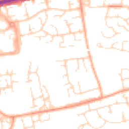 Daytime road noise heatmap for SS16 4AT