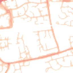 Daytime road noise heatmap for SS16 4AU