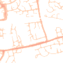 Daytime road noise heatmap for SS16 4AZ