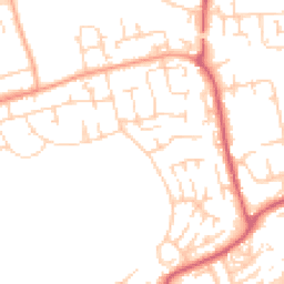 Daytime road noise heatmap for SS16 4DA