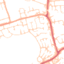 Daytime road noise heatmap for SS16 4DB
