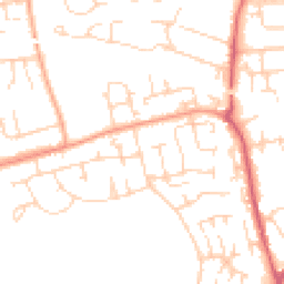 Daytime road noise heatmap for SS16 4DD