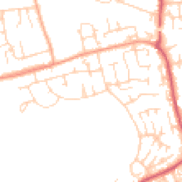 Daytime road noise heatmap for SS16 4DG