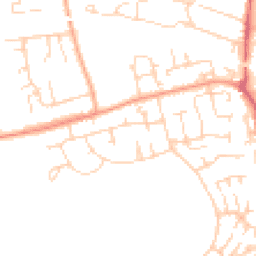 Daytime road noise heatmap for SS16 4DN
