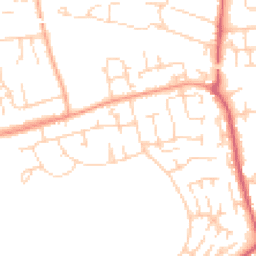 Daytime road noise heatmap for SS16 4DP