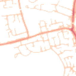 Daytime road noise heatmap for SS16 4DT