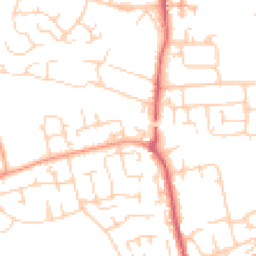Daytime road noise heatmap for SS16 4ET