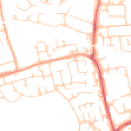 Daytime road noise heatmap for SS16 4FH