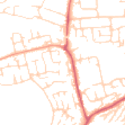 Daytime road noise heatmap for SS16 4HF
