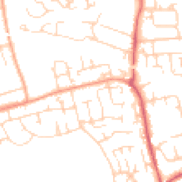 Daytime road noise heatmap for SS16 4HH