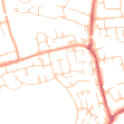 Daytime road noise heatmap for SS16 4HW