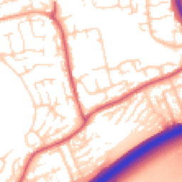 Daytime road noise heatmap for SS16 4LG