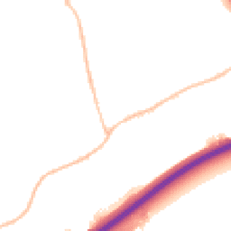 Night-time road noise heatmap for SS16 4NE