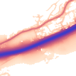 Daytime road noise heatmap for SS16 4QD