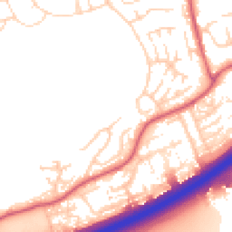 Daytime road noise heatmap for SS16 4RN