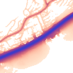 Daytime road noise heatmap for SS16 4RU