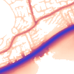 Daytime road noise heatmap for SS16 4SX