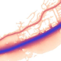 Daytime road noise heatmap for SS16 4TJ