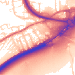 Daytime road noise heatmap for SS16 4TQ