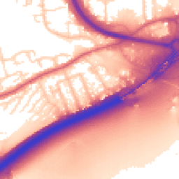 Daytime road noise heatmap for SS16 4TT