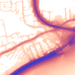 Daytime road noise heatmap for SS16 4UB