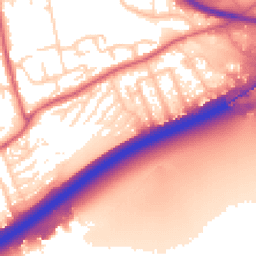 Daytime road noise heatmap for SS16 4XB