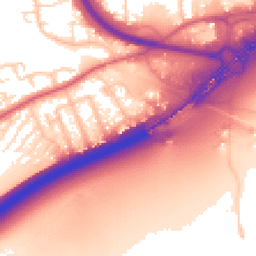 Daytime road noise heatmap for SS16 4XJ