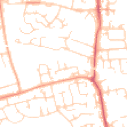 Daytime road noise heatmap for SS16 4XR