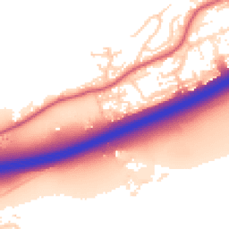 Daytime road noise heatmap for SS16 4XU