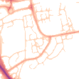 Daytime road noise heatmap for SS16 5DQ