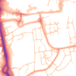 Daytime road noise heatmap for SS16 5DT