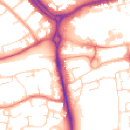 Daytime road noise heatmap for SS16 5GG