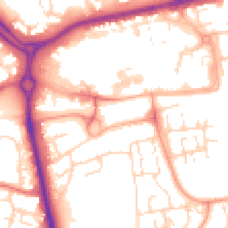 Daytime road noise heatmap for SS16 5HG