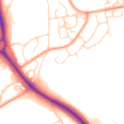 Daytime road noise heatmap for SS16 5HR