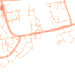 Daytime road noise heatmap for SS16 5JA
