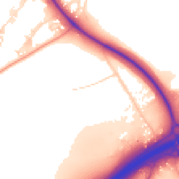 Daytime road noise heatmap for SS16 5JS