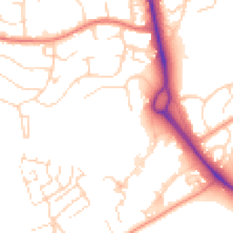 Daytime road noise heatmap for SS16 5PN