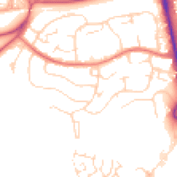 Daytime road noise heatmap for SS16 5SE