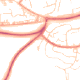 Daytime road noise heatmap for SS16 5SN