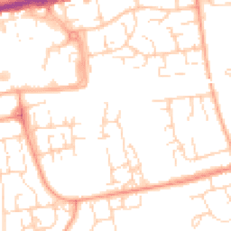 Daytime road noise heatmap for SS16 5UU