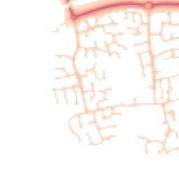 Daytime road noise heatmap for SS16 6EA